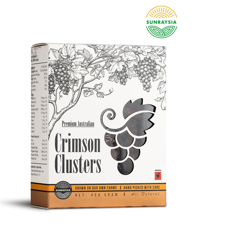 Sunraysia Crimson Australian premium raisins whole 450g | Shopee ...