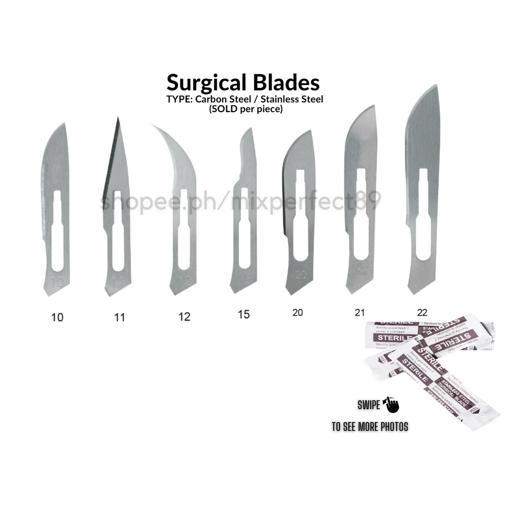 Surgitech Surgical Blade (By Box - 100pcs) | Shopee Philippines