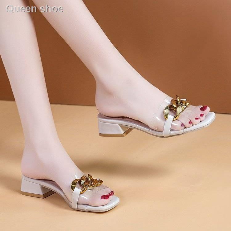 Low on sale transparent heels