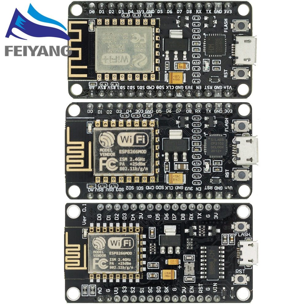 Wireless module CH340/CP2102/CH9102X NodeMcu V3 V2 Lua WIFI Internet of ...