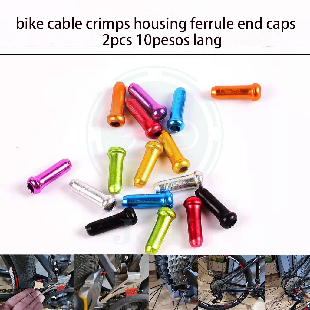 Bike Cable END CAP for brake cable and shifter cable 2 pcs. per order in with color