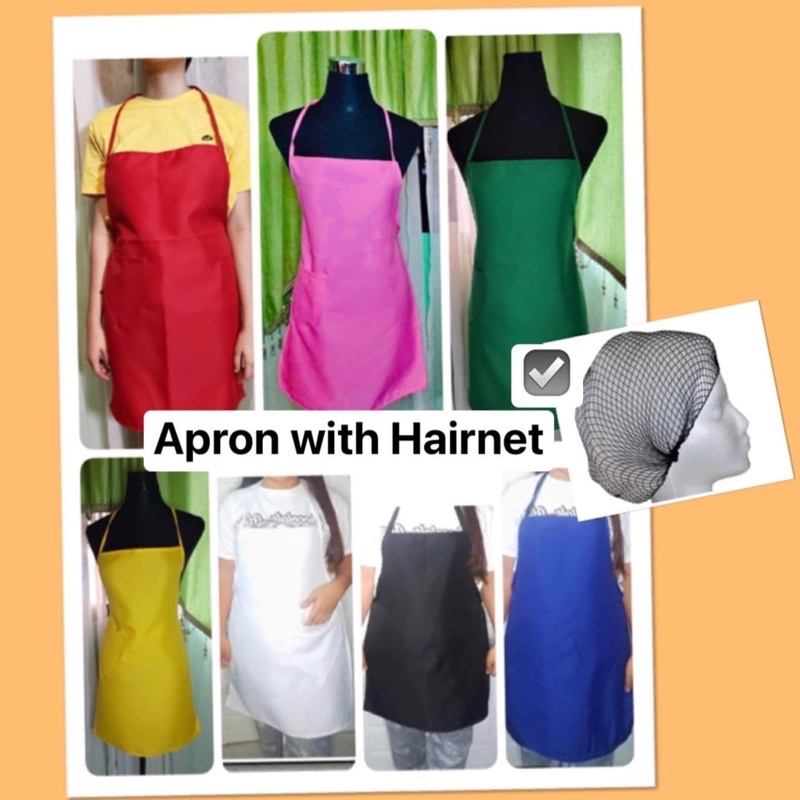 apron and hairnet - Best Prices and Online Promos - Oct 2026 | Shopee ...