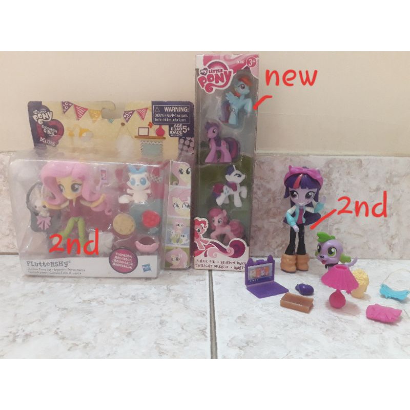 Combo 3 Piece my little Pony MLP Hasbro | Shopee Philippines