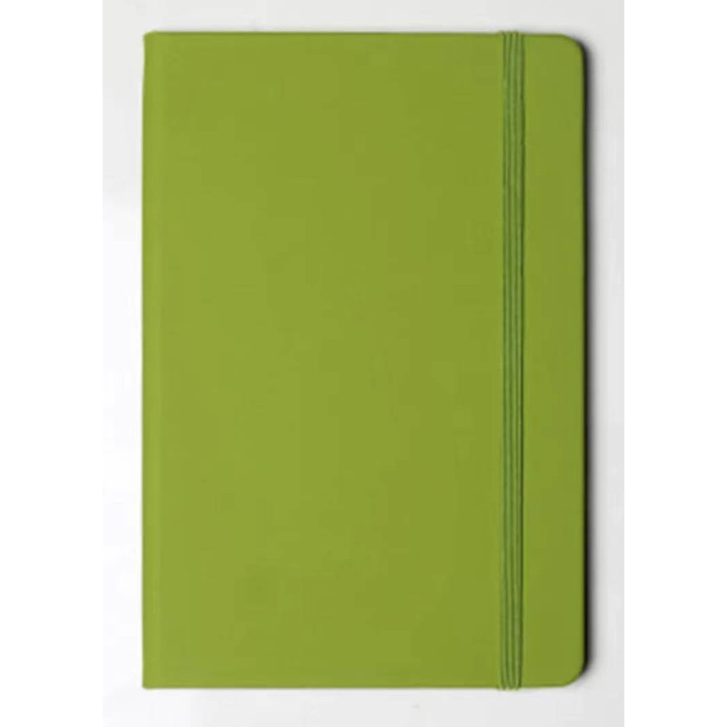 bea [A6 Size] Stationery Moleskin Rubber Diary Strap Notebook w/ Strap