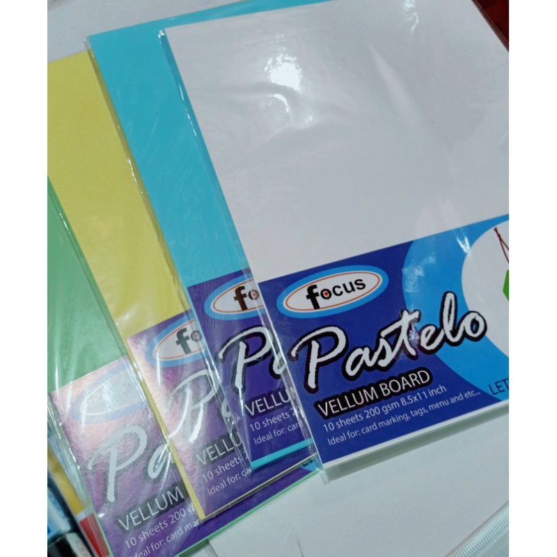 vellum board (focus brand) Shopee Philippines