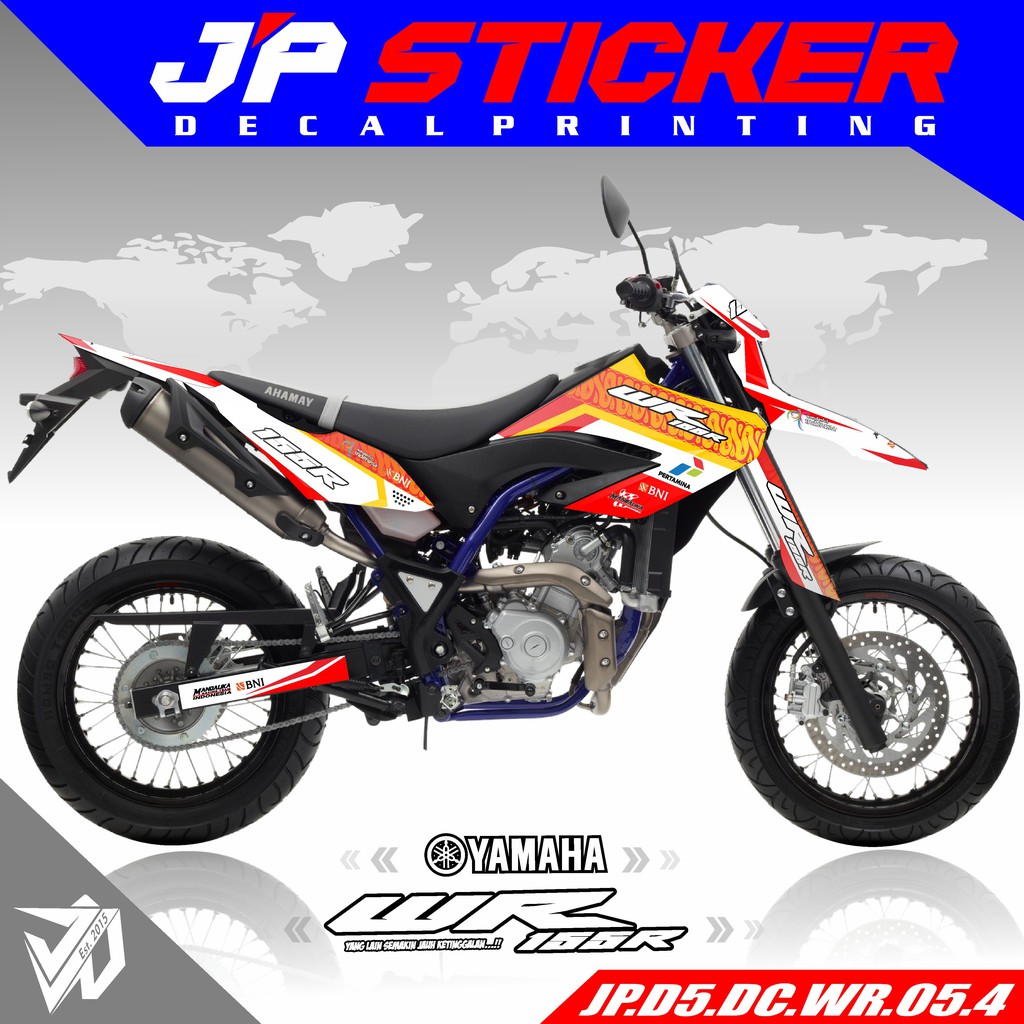 Decal Sticker WR 155 Full body - Dekal Sticker WR 155 Racing Mandalika Team  kode 05 | Shopee Philippines