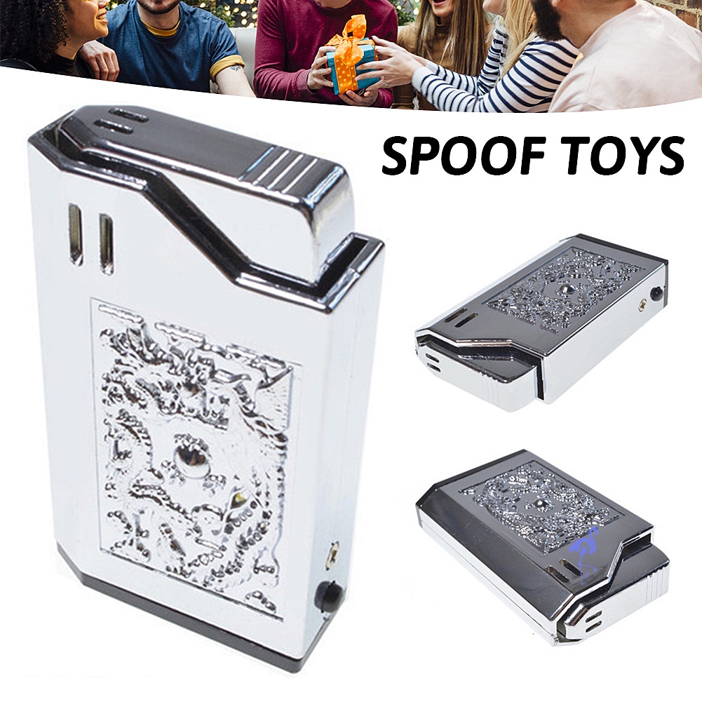 Novelty Electric Shock Lighter with LED Lights Safe Fun Prank Toy Best