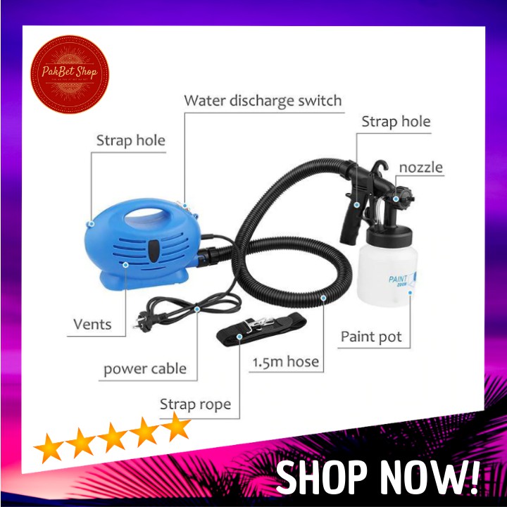 Paint Zoom Electric Portable Spray Painting Machine Paint Zoom