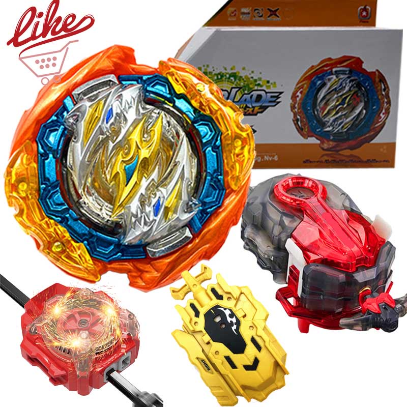 Laike Beyblade Single Beyblade Burst B181 Cyclone Ragnaruk with DB B184 ...