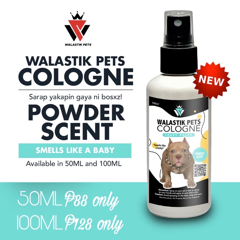 WALASTIK PETS COLOGNE 100ML for DOGS & CATS Shopee Philippines