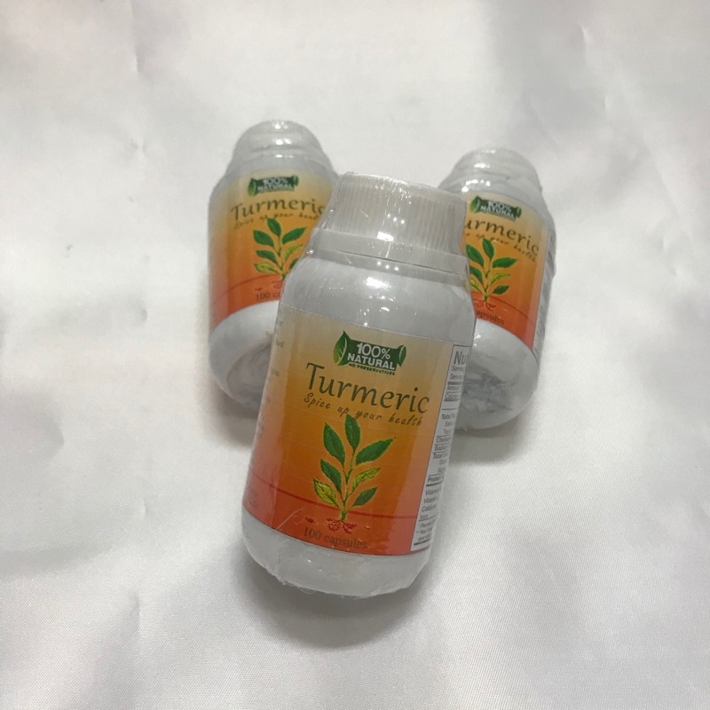 Turmeric Capsule 100 pcs. Shopee Philippines