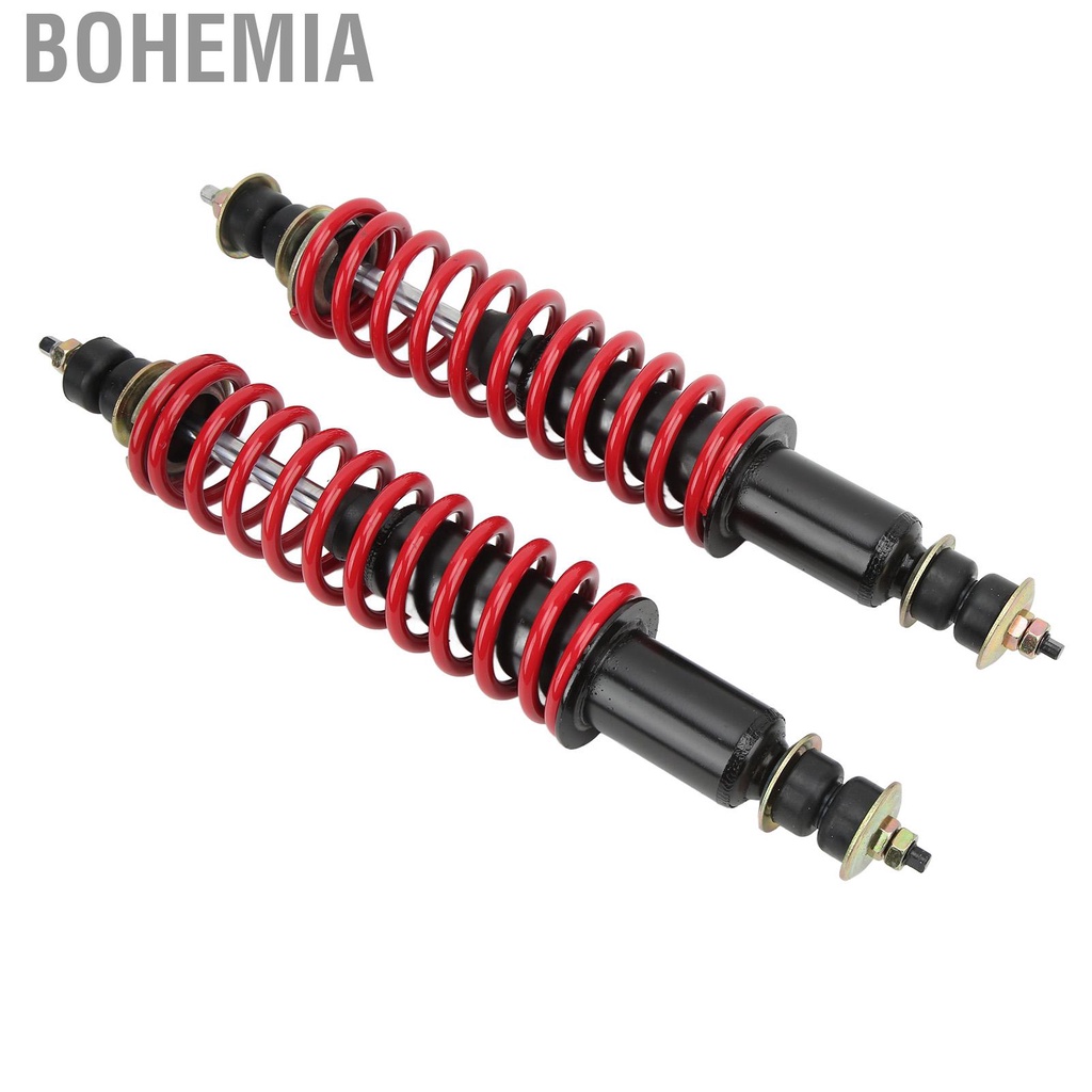 thumbnail interactive-video image 1 of BestPrice Universal Shock Absorber Set - 2 Piece, 300 Mm Black Dampers For Moped/Scooter 1 of 6