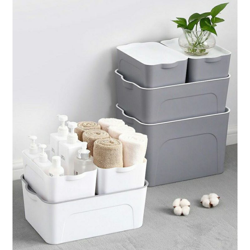 BESTSELLER Stackable Plastic Storage Box Organizer with Handle (For ...