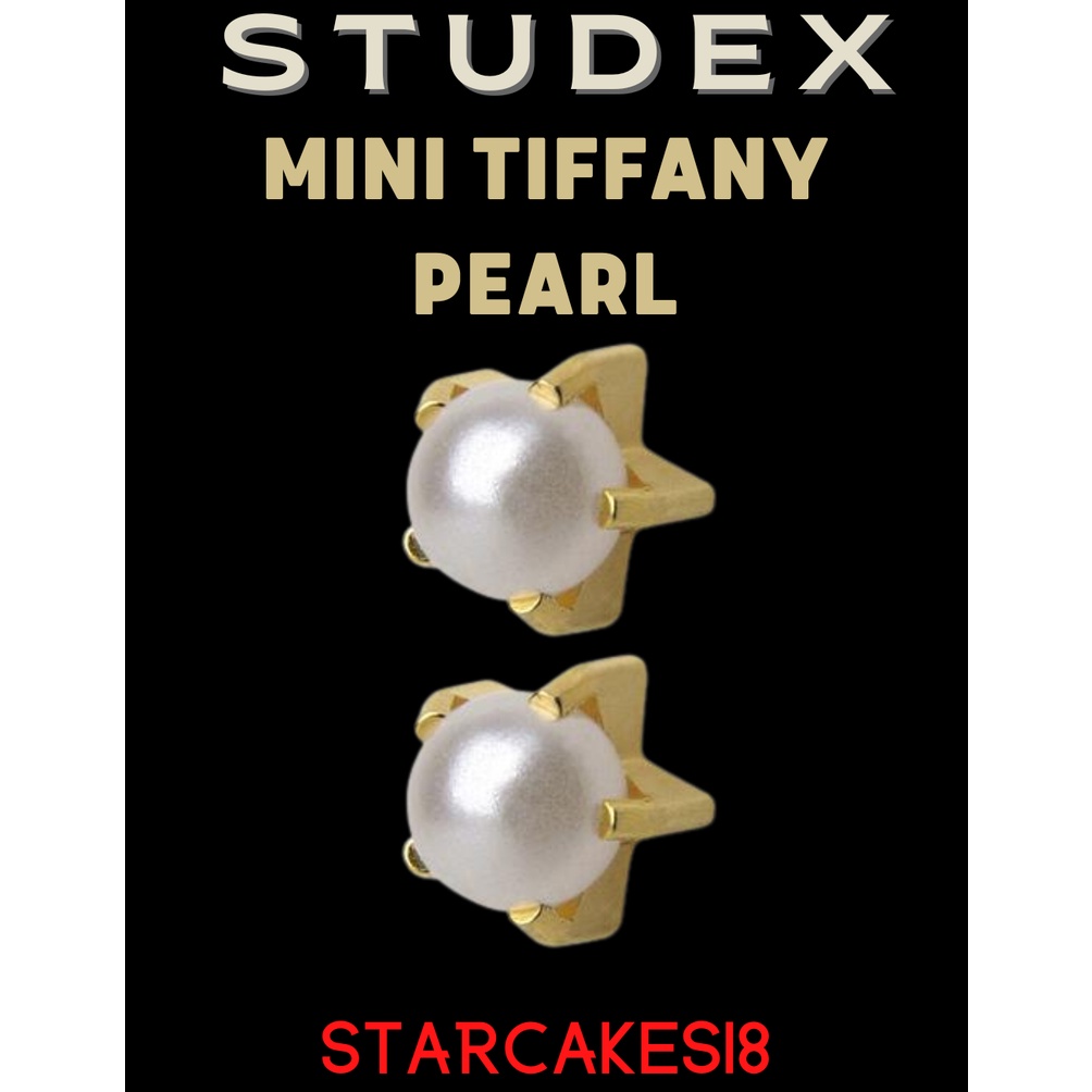 Studex Mini Tiffany Pearl GOLD (DOZEN) HYPOALLERGENIC Sterilized Baby