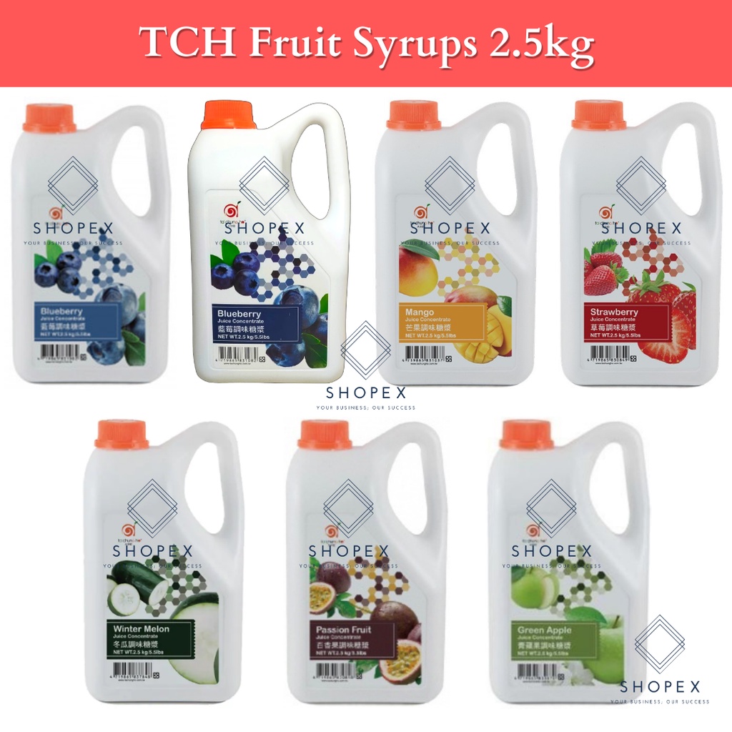 Ta Chung Ho Concentrated Flavored Fruit Syrup 2.5kg TCH / Fruit Tea ...