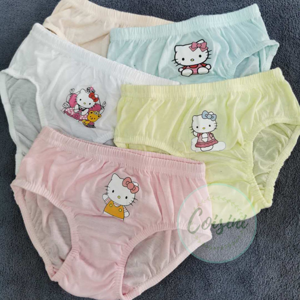 COD 10 pcs Kids Panty Hello kitty design underwear for 1-3 yrs old