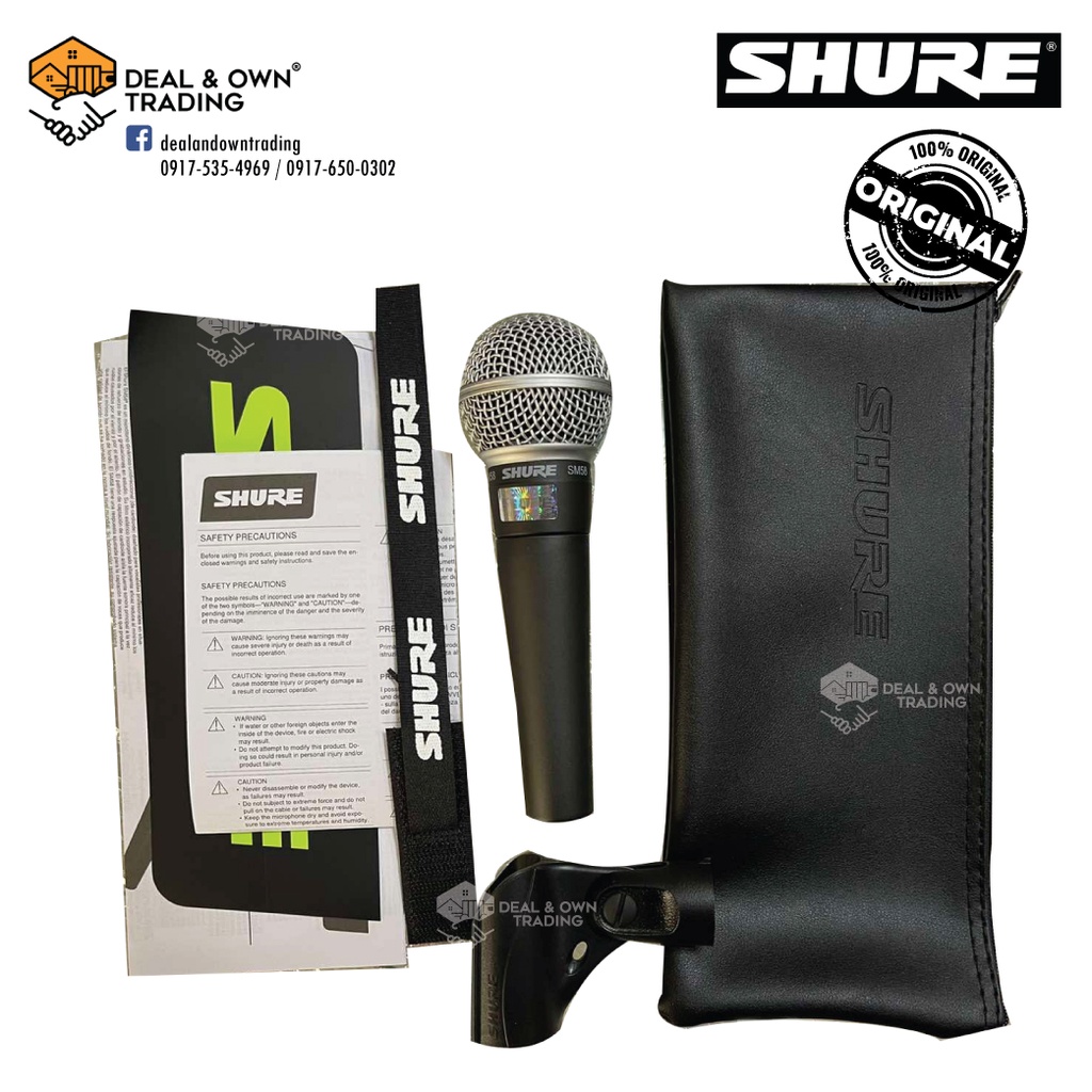 2022 Original Shure SM58-LC Dynamic Vocal Microphone for Karaoke Live ...