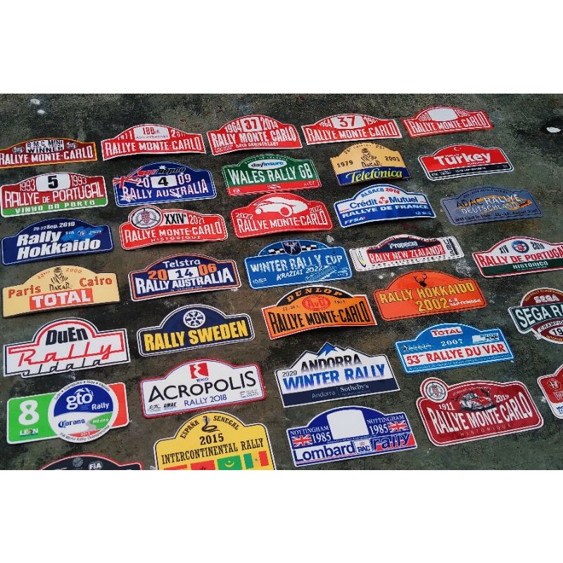 Sticker rally tag logo | Shopee Philippines