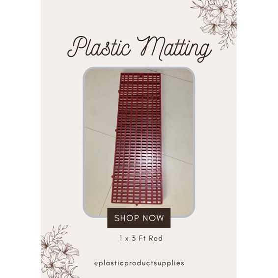 Plastic Matting Dog Cage Pet Matting 1x3 Matting Anti Slip Matting