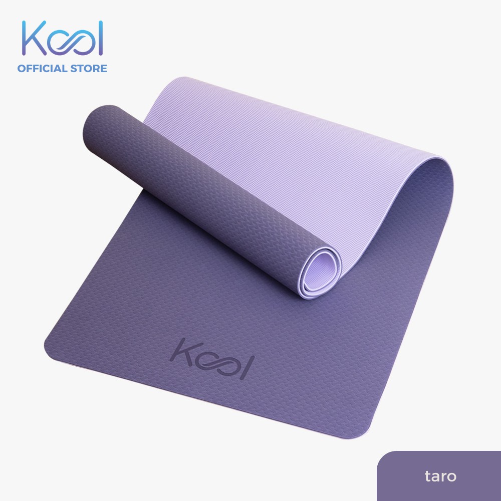 Kool Non-Slip TPE Mat For Floor Workout - Exercise/Fitness/Yoga/Pilates ...