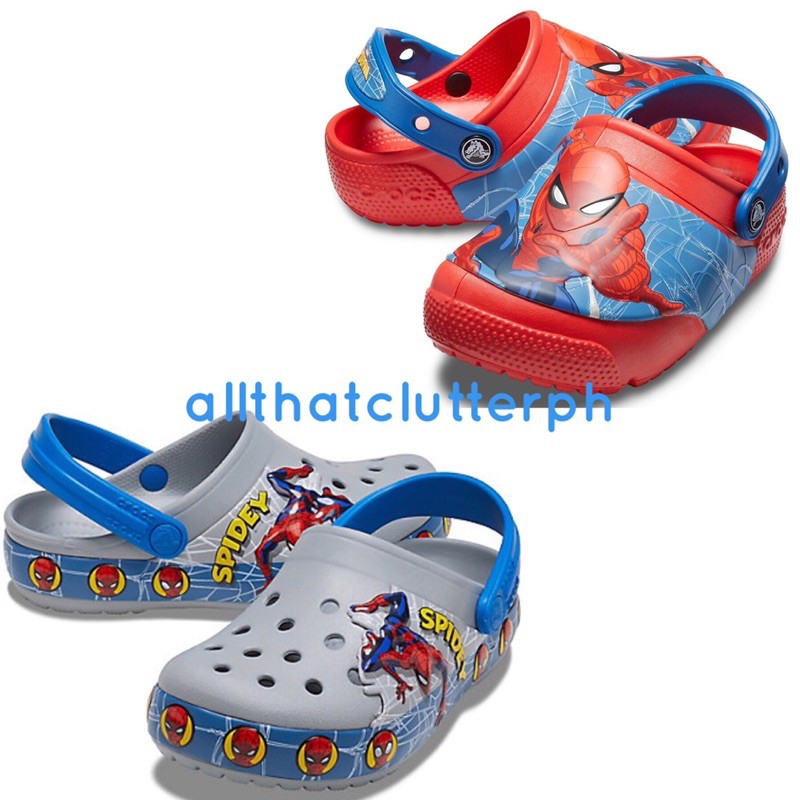 Spiderman crocs deals light up