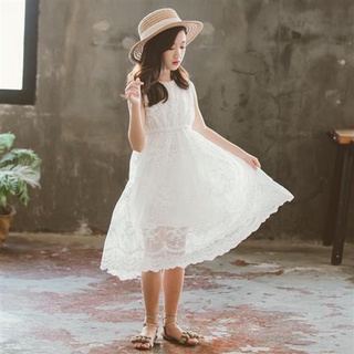 White lace dress hot sale for teenage girl