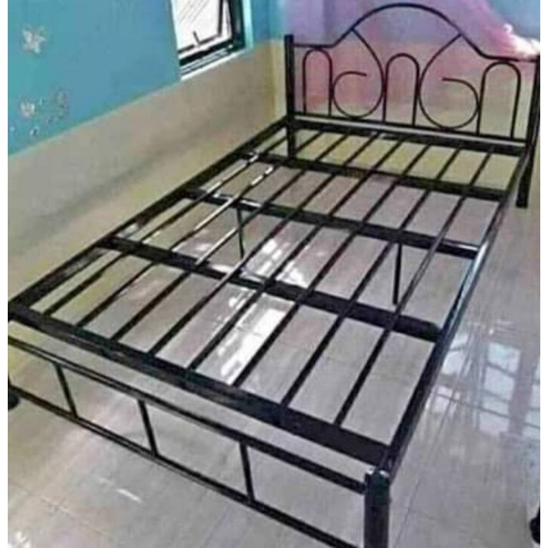 Steel cot hot sale double