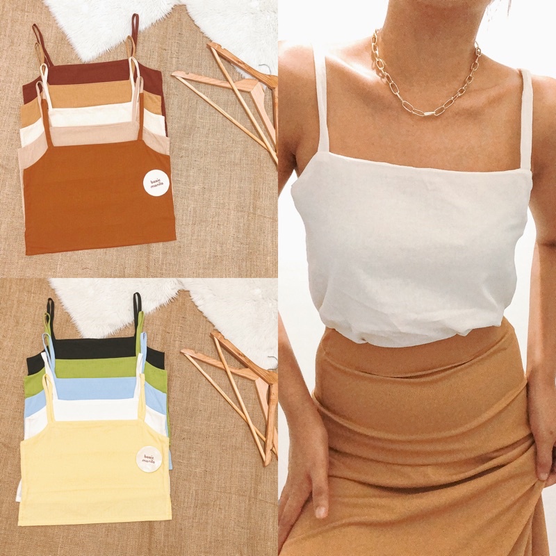 String Classy Linen Top by Basic Manila | Shopee Philippines