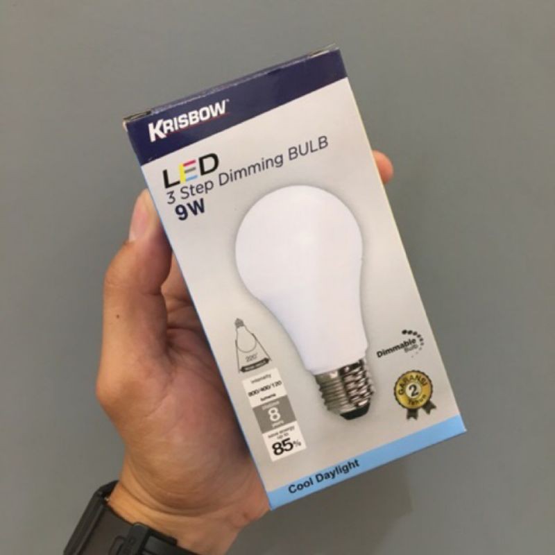 3step Dimmable Led Bulb 9w11w Cool Daylight Lamp Shopee Philippines