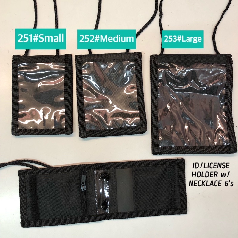 25th ️ (6pcs) ID License Holdern Transparent Foldable Flap Wallet with ...