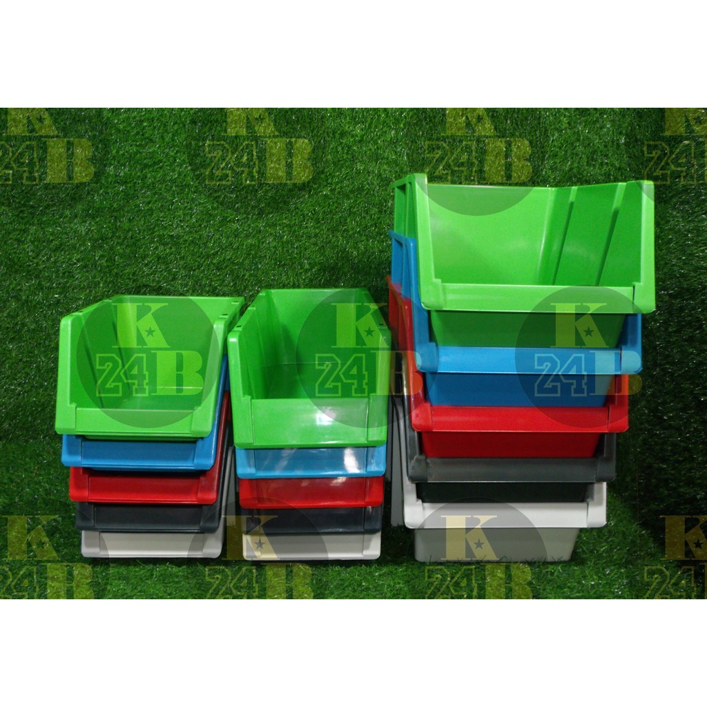 Stackable Sense & Style Bin Boxes Storage Organizer (Random Color ...