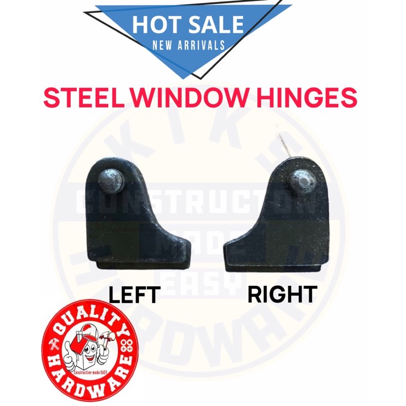 Steel Window Hinges Left/Right | Shopee Philippines
