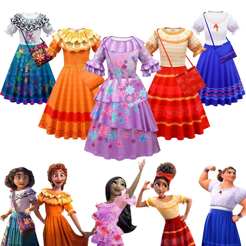 Ready Stock Girls summer Dress Encanto Dresses Girls Clothes Kids ...