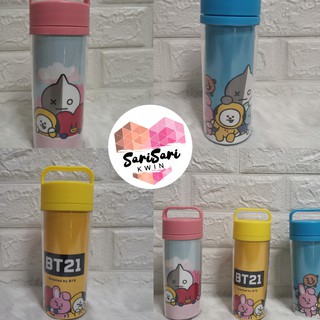 BTS BT21 Cold Water Tumbler w/ Straw – Kpop Exchange