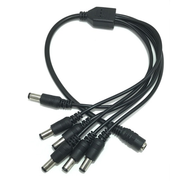 1 To 2 3 4 6 8 Way Female To Male Dc Power Splitter Cable Cctv Camera Adapter Connector Power 1854