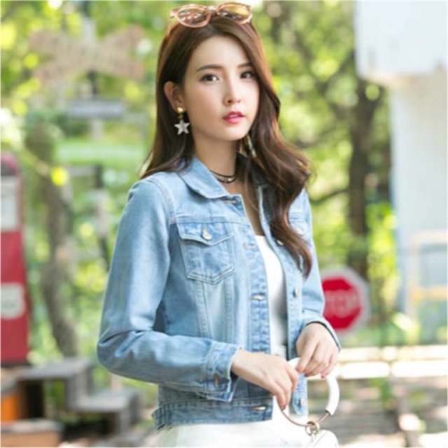 Denim jacket shopee sale