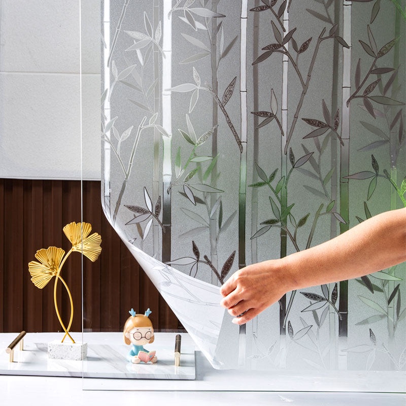 Electrostatic Frosted Glass Sticker Toilet Bathroom Privacy Window