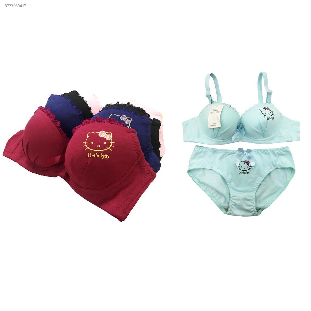 ✣❏CUP A&B, Hello Kitty Bra or Panty, Size: 32-38A, 34-40B, #2360Promotion