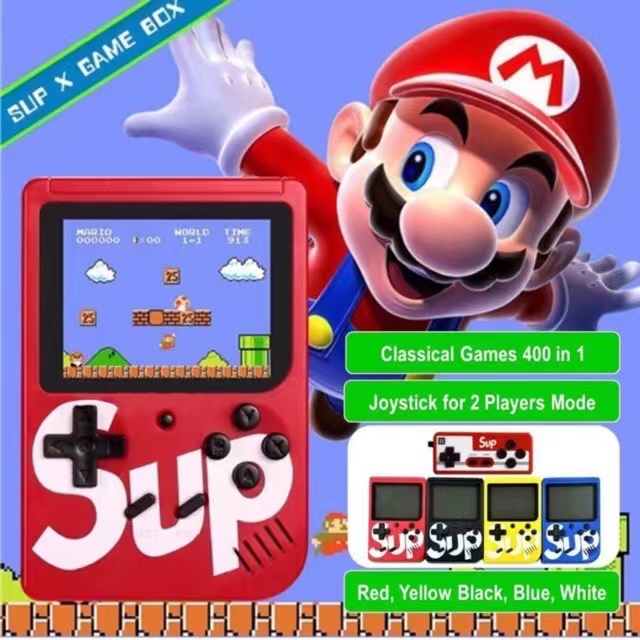 SUP Game Box 400 In 1 Retro Handheld Game Console Emulator Portable ...