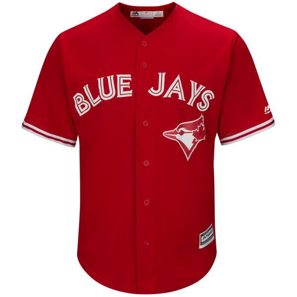 Mens Toronto Blue Jays Baseball Jersey Blue White Red Grey Chrx