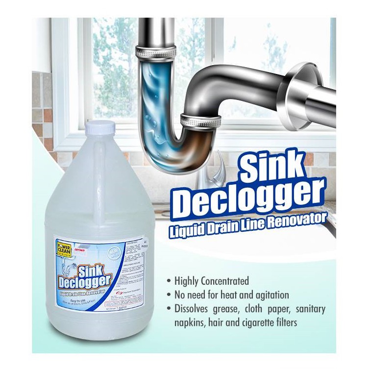 Sink Declogger ( maintaining freeflowing drains ) 1 Gallon Shopee