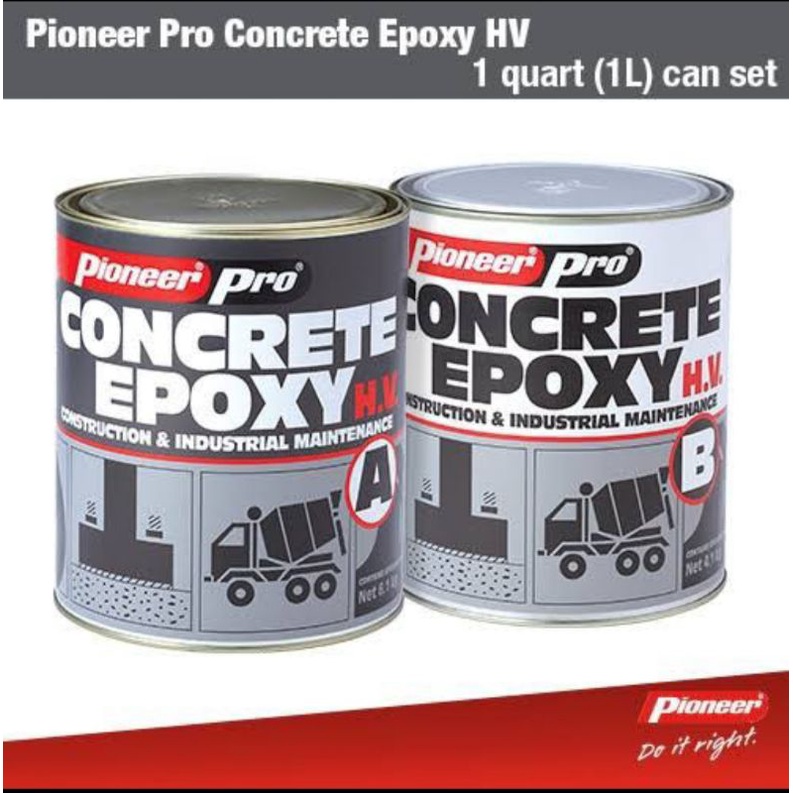 Pioneer Concrete Epoxy 1L (LV/HV) Shopee Philippines
