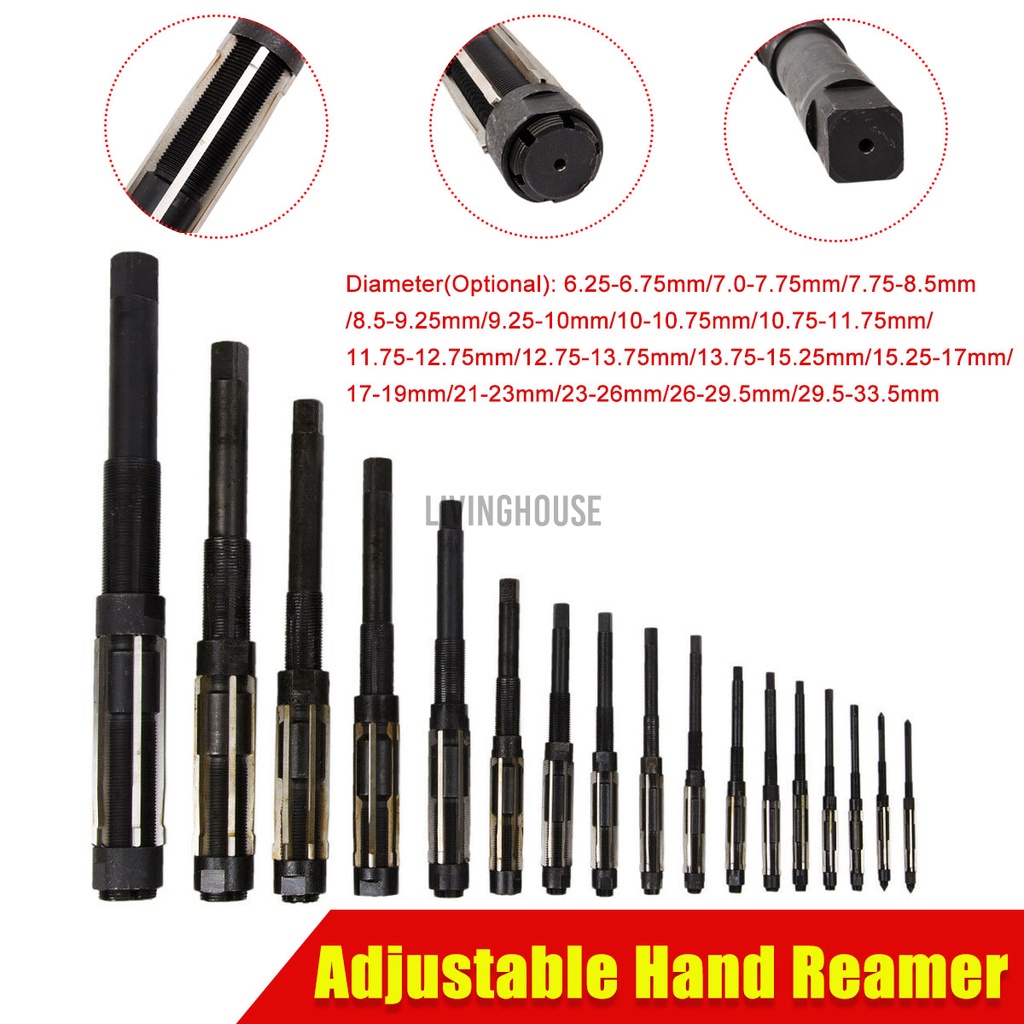 16 Options Adjustable Hand Reamer Machine Cutting Tools Hand Reamer