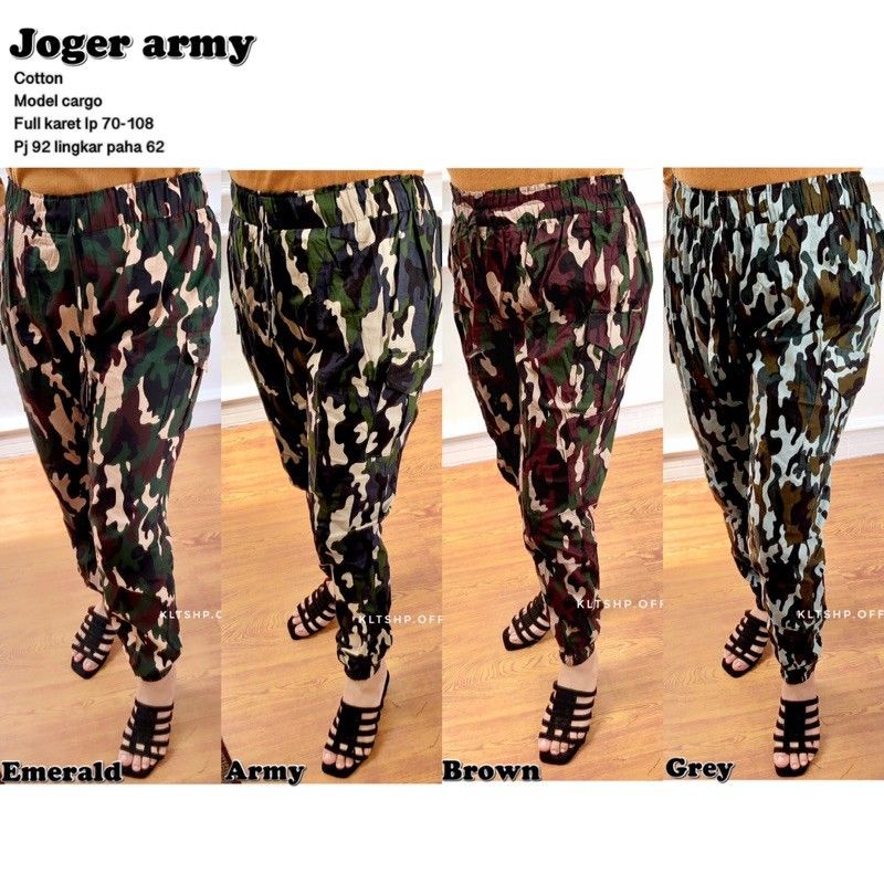 Jogger ARMY PANTS ARMY PANTS Girls ARMY PANTS Shopee Philippines