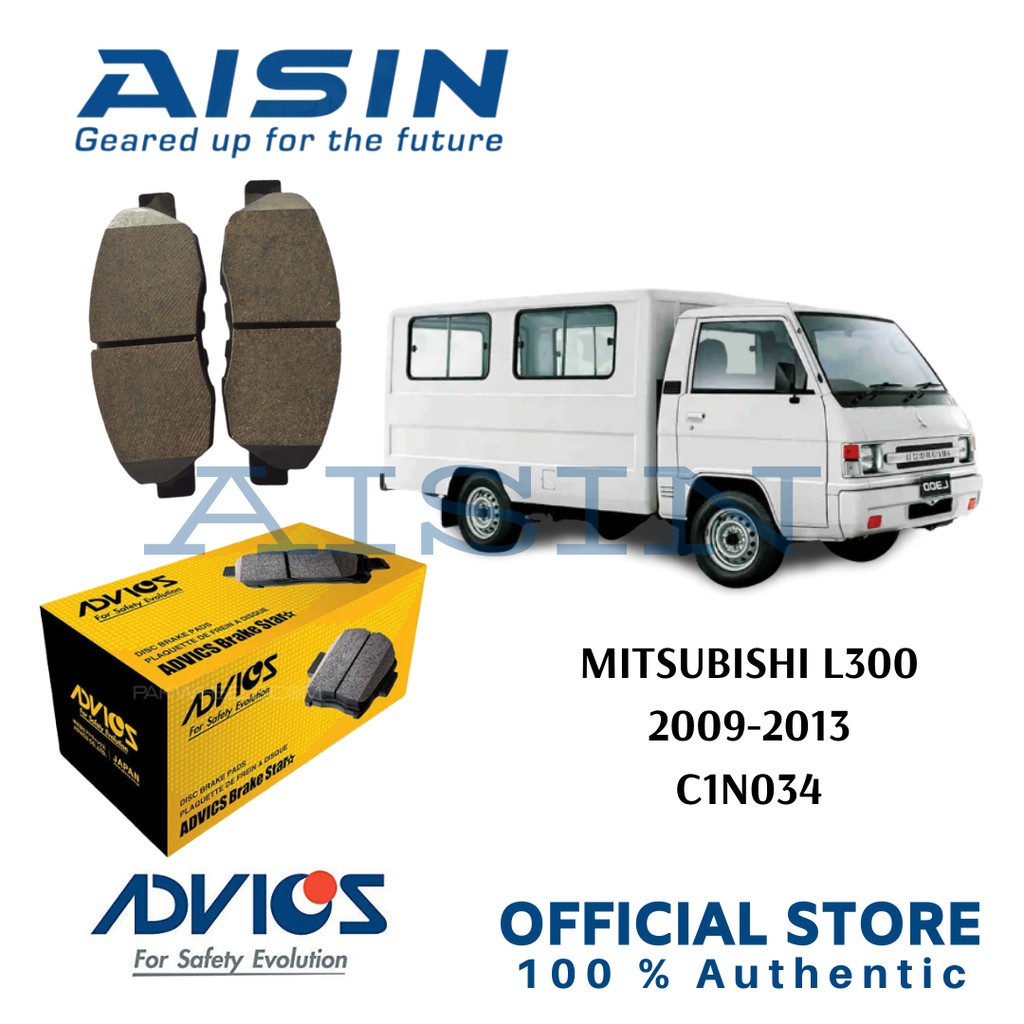 AISIN / ADVICS Brake Pad for Mitsubishi L300 20092013 (C1N034T / DB