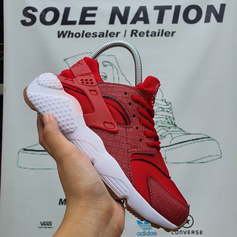 Adidas huarache czerwone sale