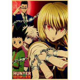 Buy three to send one Hunter x Hunter poster popular Japanese classic  animated family poster Kraft paperWall Retro Posters For Home Bar Cafe Room  Wall sticker 42*30cm