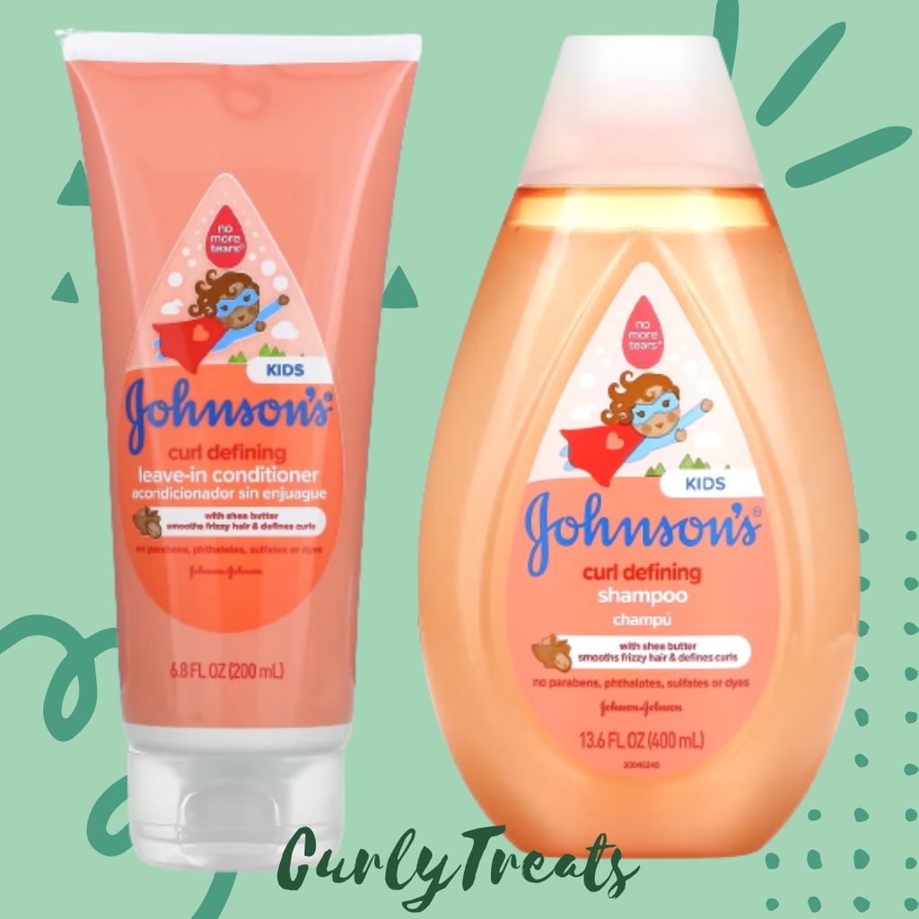 CGM APPROVED Johnson's Baby Kids Curl Defining Shampoo and Curl