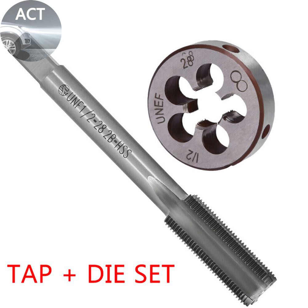 Tap + Die 2pc 2x 1/2-28 Thread Tool 2pcs 28 TPI (Thread-Per-Inch) UNEF ...