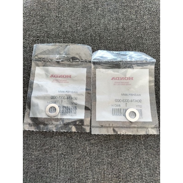Honda Genuine Gear Oil Drain Washer Original (8 mm) 90474333000